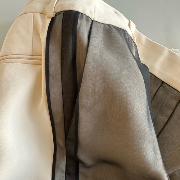 Celine Black & Ivory Dress Pants size 38 - Picture 7 of 8